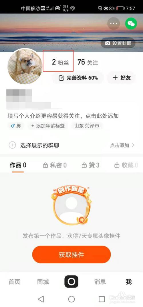 关于快手粉丝自助的信息